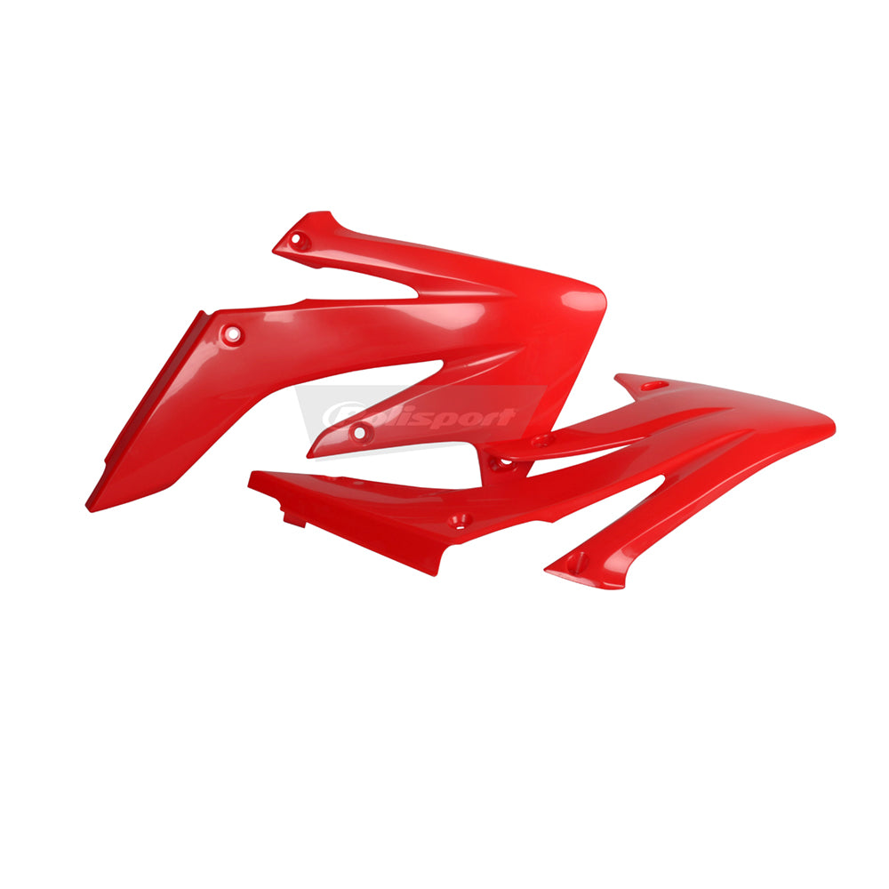 Polisport Rad Radiator Scoops Tank Panels For Honda CRF 250R OEM Color Red CR 04 2004-2009